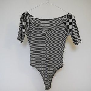 Simple Striped Bodysuit